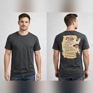 Pirate Pick Up Lines Graphic T-Shirt Funny Tee Duck Co Size M NWOT